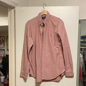 Men's Pink Oxford by Ralph Lauren Shirt